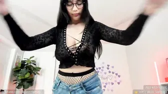Delightfulhug, Hot Asian Girl Sucking Her Own Huge Boobs Until They’re Wet