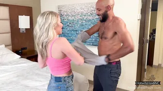 Hotwifeheidinc, Blonde Hotwife Getting Pumped Full Of Bbc Cum Until It Overflows