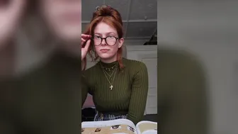 Imogen Lucie, Sexy Redhead Student JOI Study Until You Burst For Her