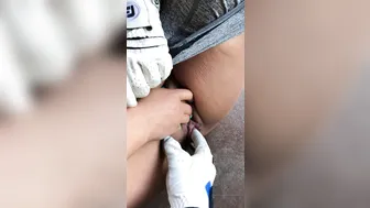 Hannah Brooks, Finger Fucking In The Gym House Until She Cums On The Mat