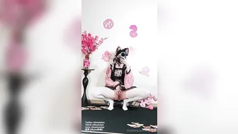 Anaimiya, Anal Drilling In Cheongsam Cat Cosplay Until The Silk Sticks Wet
