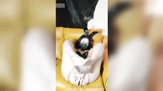 Anaimiya, Asian Latex Bunny Dildo Masturbation Onlyfans Video Leaked