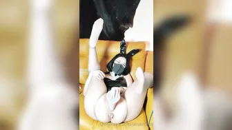 Anaimiya, Asian Latex Bunny Dildo Masturbation Onlyfans Video Leaked