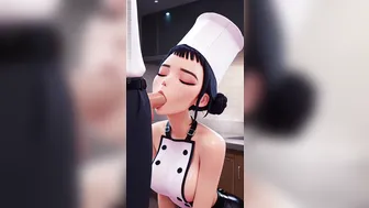 Zoey Turns Chef Duty Into a Wild Kitchen Quickie