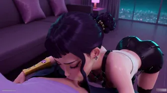 Zoey and Mystery Turn a City View Home Date Into Bedroom Passion