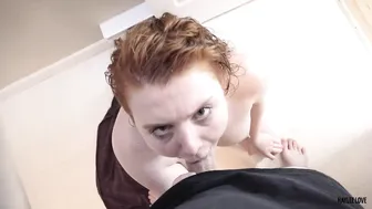 Haylee_Love, Sloppy Blowjob Post Shower Until She Drools Down It
