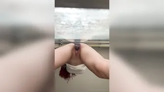 Zoeydigiacomo, Fucking A Wall Dildo On The Window Until She Creams On The Glass