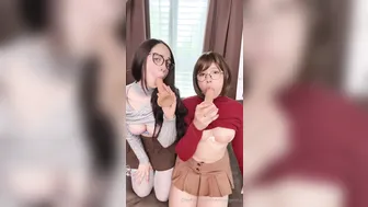 Virtual Geisha, Two Hot Girls Dildo Masturbation Until They Both Cream