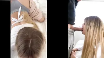 Milakittenx, Sexy Ukrainian Supermodel Sucking Cock Until She Swallows