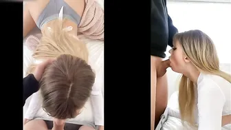 Milakittenx, Sexy Ukrainian Supermodel Sucking Cock Until She Swallows
