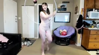 Tigger Rosey, Hoola Hooping And Dildo Masturbation Online Until She Cums Mid Spin