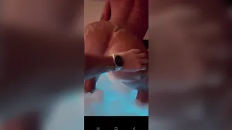 Rangel Carlos, Brazilian Babe Teasing In The Jacuzzi Until The Water Splashes