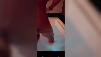 Rangel Carlos, Brazilian Babe Teasing In The Jacuzzi Until The Water Splashes