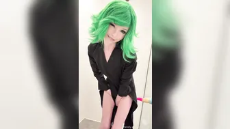 Pockycats, Horny Tatsumaki Fucking An Alien Dildo Until She Creams On It