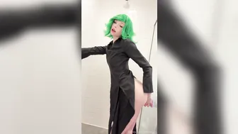 Pockycats, Horny Tatsumaki Fucking An Alien Dildo Until She Creams On It