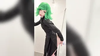 Pockycats, Horny Tatsumaki Fucking An Alien Dildo Until She Creams On It