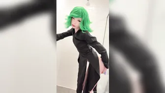 Pockycats, Horny Tatsumaki Fucking An Alien Dildo Until She Creams On It