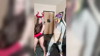 Queenofhell, Devil Girl Gets Fucked By Bbc Clown Until The Makeup Runs