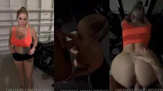 Flirtygem Breaks the Internet: Ultra-Steamy Garage Gym POV Sextape — Watch Now