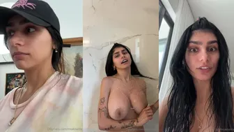 Mia Khalifa Unleashed: Unfiltered Shower Bare Naked Perfect Tits — NSFW Bomb