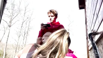 Bryce Adams Ignites: Raw Fucking With The Intern Outdoors — NSFW Bomb