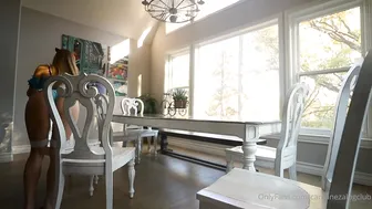 Caroline Zalog Ignites: XXL Sexy Maid Cleaning the House — Full Fury