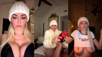 Lindsey Pelas Explodes: Escandaloso Blonde Babe Showing Off Her Dress Haul — Raw Footage
