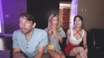 Jackandjill Ignites: Sensacional Lillyyluna, Lily Luna, Sexy Petite Girl Having Oily Threesome With Swinger Couple On Livestream — Raw Footage