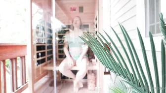 Rose Kelly Goes Insane: Picante Outdoor Sauna And Dildo Fuck — Must‑See