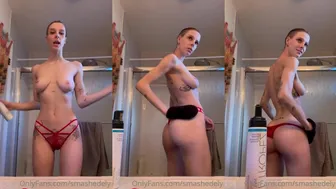 Ashley Matheson Ignites: Ultra-Steamy Topless Body Scrub In The Bathroom — Click & Drool