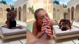 Alanna Pow Unleashed: Wild Thicc BBW Babe Gets Plowed By BBC Black Bull in Jacuzzi Suite Bed Hotel Room — Full Fury