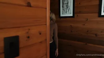 Caroline Zalog Ignites: Súper Hot Kitchen Ice Strip Tease — Full Fury