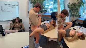 Bronwin Aurora Gets Wrecked: Sensacional Hot Babe Getting Fucked By Her Employer In The Office — Raw Footage