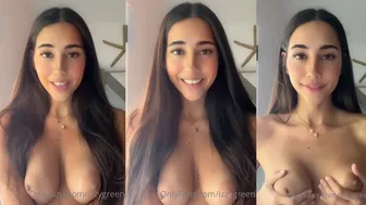 Izzy Green Blows Up: Sensacional Sexy Girl Jerk Off Instructions Tongue Tease — Raw Footage