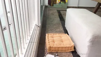 Stella Barey Ignites: Unfiltered Outdoor Balcony Squirting On Her Own Face — Sin Censura