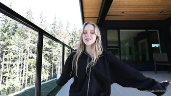 Caroline Zalog Ignites: Súper Hot Balcony Bikini Try-On-Haul — Full Leak Inside