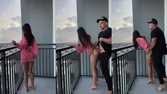 Delia Rose Gets Wrecked: Unfiltered Outdoor Balcony Doggystyle Sextape — Sin Censura