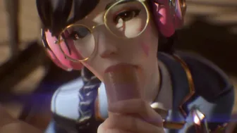 Compilation of OverWatch Dva Getting Pussy Rub And Fuck - AI