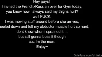 Sinfuldeeds, Frenchxrussian, Secret Gym Encounter Footage