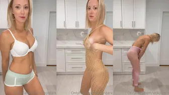 Vicky Stark, Fishnet Bodysuit Fashion Showcase