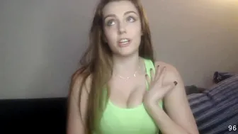 Ally Hardesty, Blue Lingerie Live Stream Tease