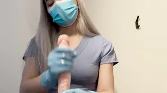 Mei Minato, Hellomeimei, Nurse Slippery Glove Dildo Play