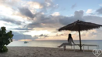 Dani Daniels, Hairy Pussy Vacation Shower Creampie