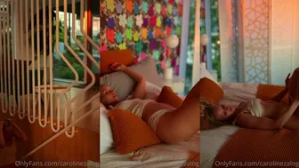 Caroline Zalog, Sexy Panties Body Strip