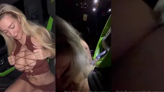 Stefanie Knight, Blonde Babe Fucking In The Car