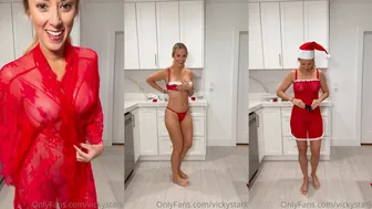 Vicky Stark, Christmas Lingerie Haul Showcase