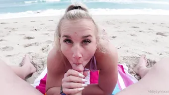 Abby Lynn, Fit Bikini Babe Public Sex On The Beach