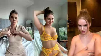 Brandy Gordon, Yellow Lingerie Livestream Tease