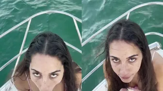 Izzy Green, Boat Big Cock Oral POV