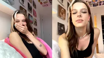 Ashley Matheson, Playful Nude Tease During Livestream